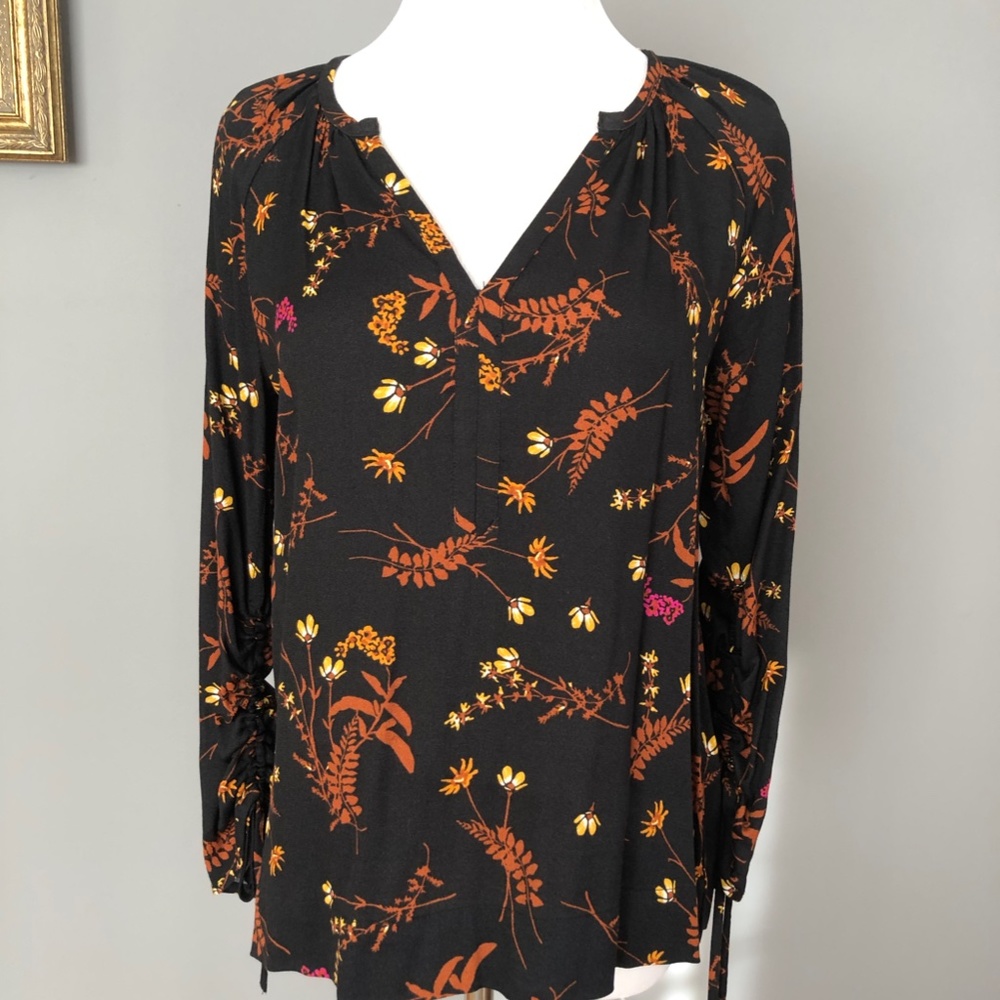 Point Sur Top, Flower pattern, Size: XS